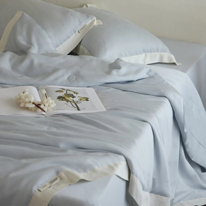 Satin Bedding Set Silk-Like Cotton Satin Concealed Closure