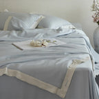 Satin Bedding Set Silk-Like Cotton Satin Concealed Closure