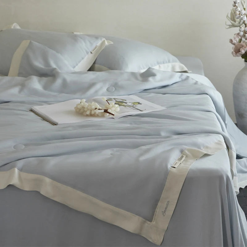 Satin Bedding Set Silk-Like Cotton Satin Concealed Closure