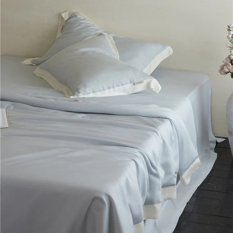 Satin Bedding Set Silk-Like Cotton Satin Concealed Closure
