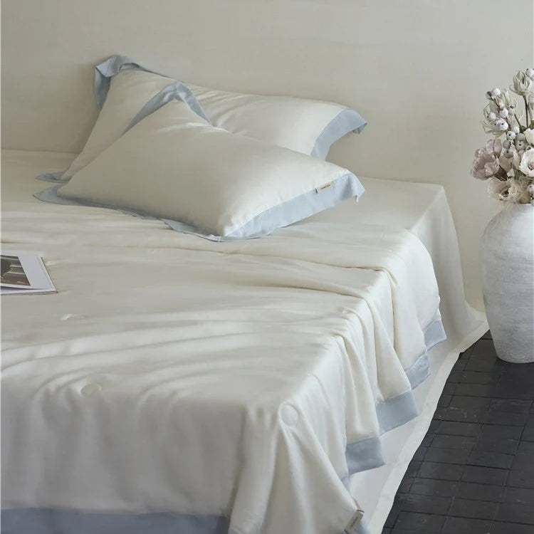 Satin Bedding Set Silk-Like Cotton Satin Concealed Closure