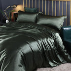 Satin Bedding Set Silky Smooth Cooling Four-Piece