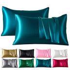 Satin Pillowcases Soft Cooling Anti-Frizz Set Of 2