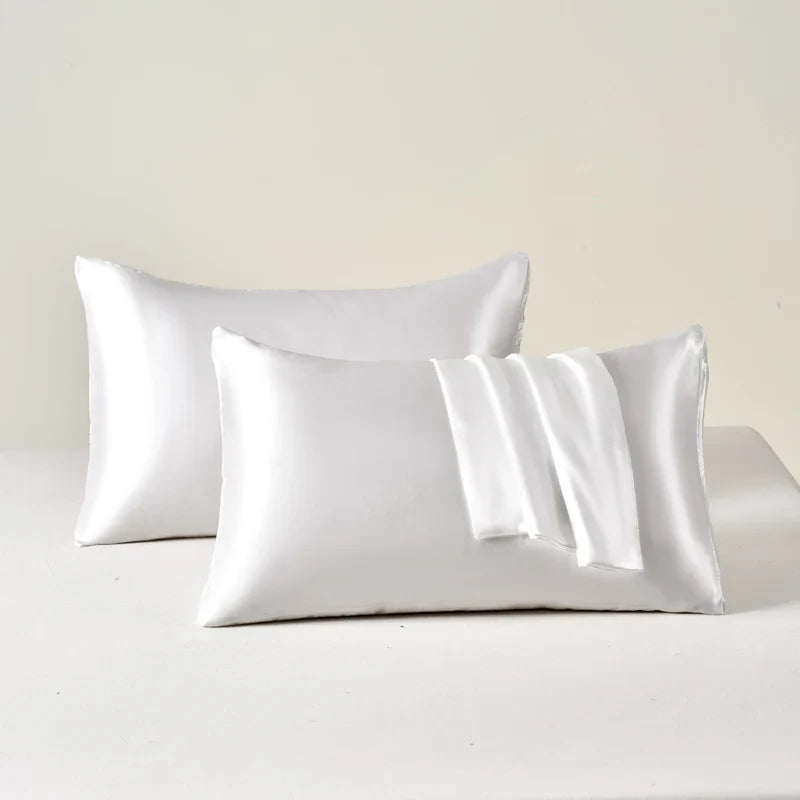 Satin Pillowcases Soft Cooling Anti-Frizz Set Of 2