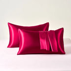 Satin Pillowcases Soft Cooling Anti-Frizz Set Of 2