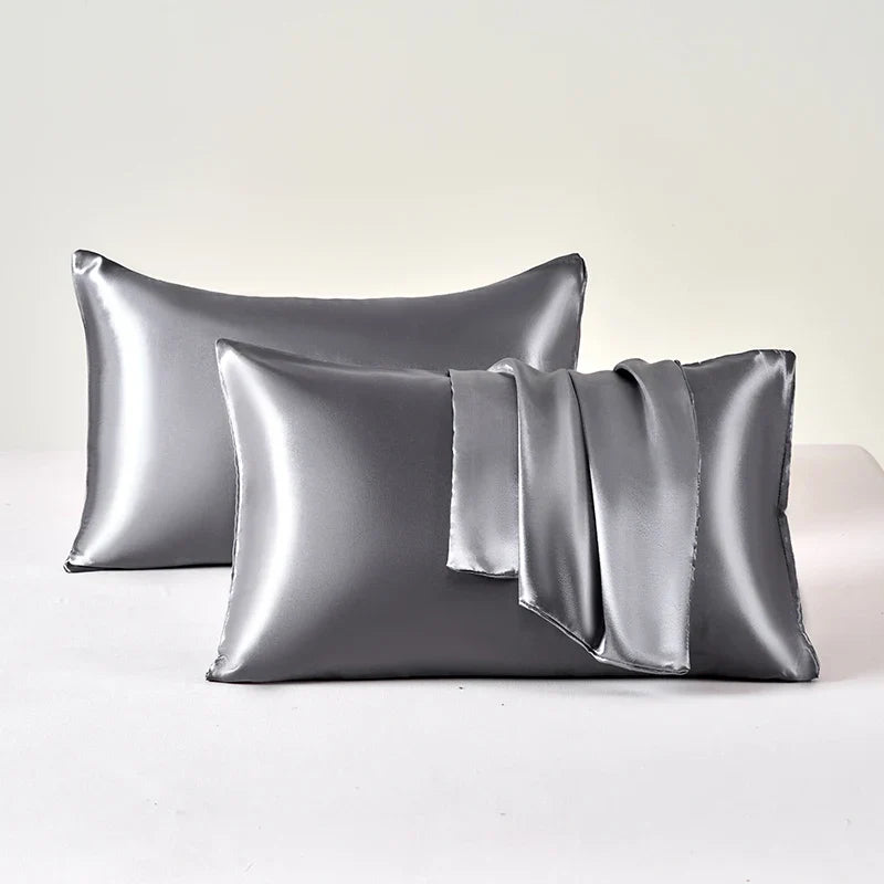 Satin Pillowcases Soft Cooling Anti-Frizz Set Of 2