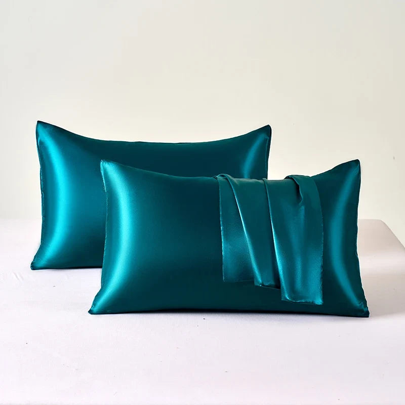 Satin Pillowcases Soft Cooling Anti-Frizz Set Of 2