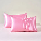 Satin Pillowcases Soft Cooling Anti-Frizz Set Of 2