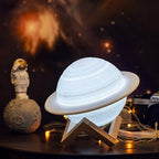 Saturn Lamp Floating 3D USB Rechargeable Remote Control