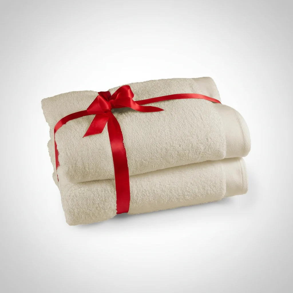 Sauna Towel Set Two-Piece Extra-Soft Cotton Generous Size