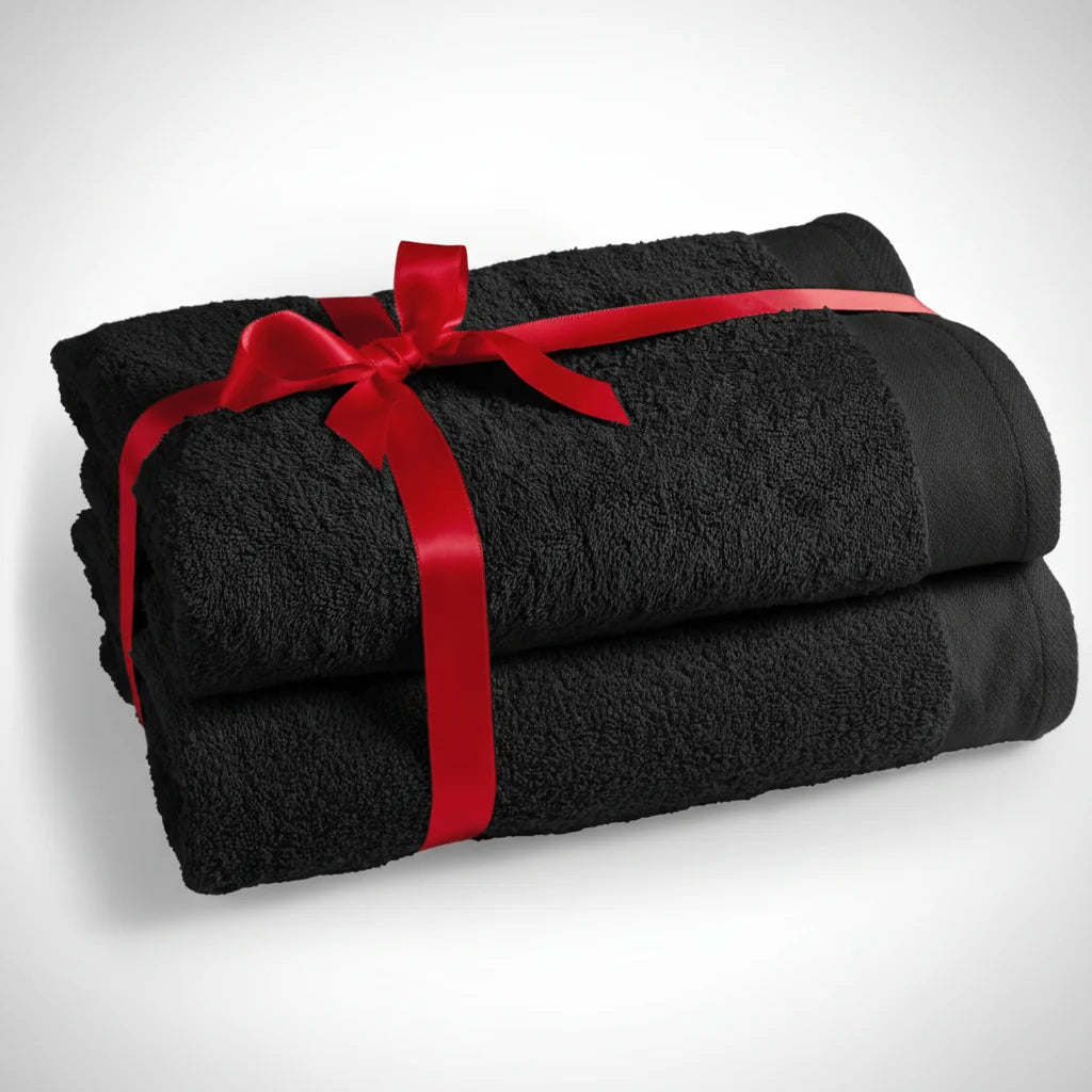Sauna Towel Set Two-Piece Extra-Soft Cotton Generous Size