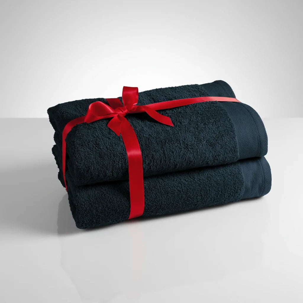 Sauna Towel Set Two-Piece Extra-Soft Cotton Generous Size