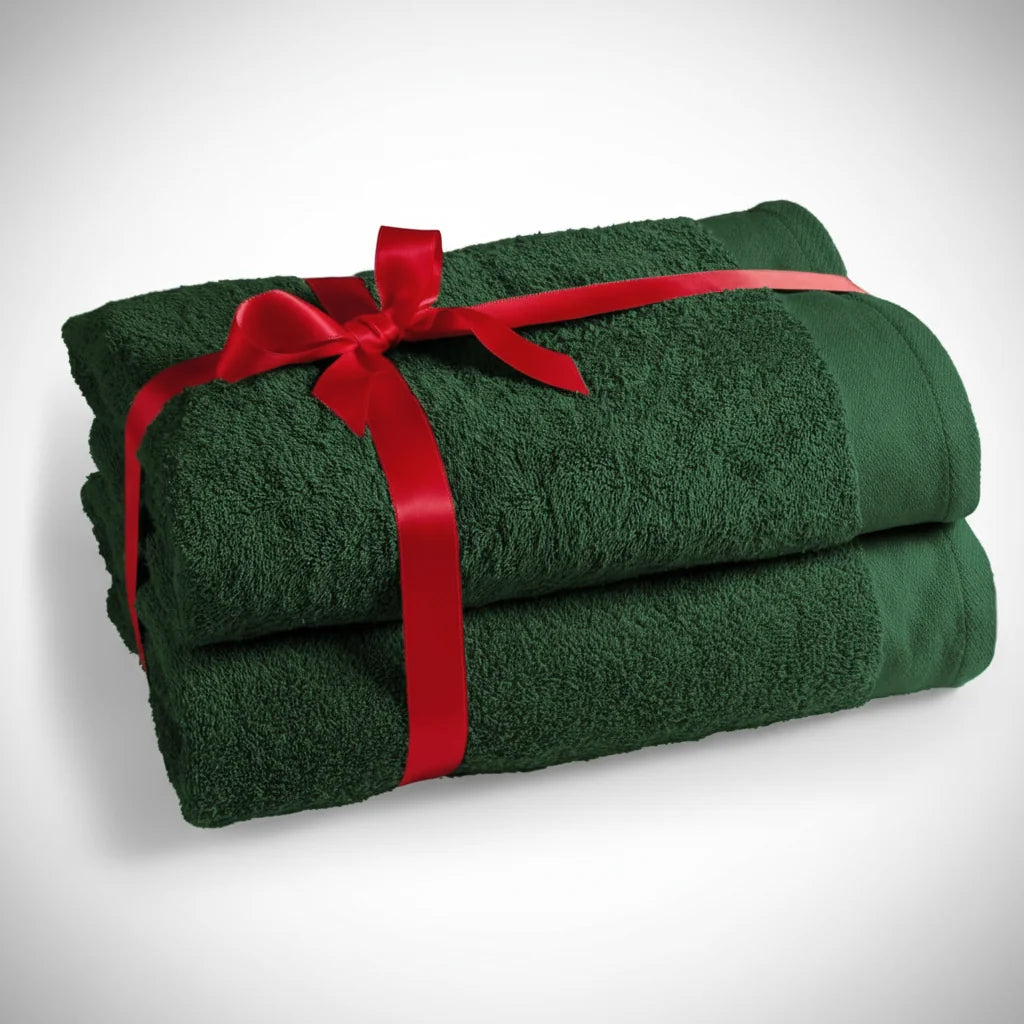 Sauna Towel Set Two-Piece Extra-Soft Cotton Generous Size