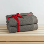 Sauna Towel Set Two-Piece Extra-Soft Cotton Generous Size