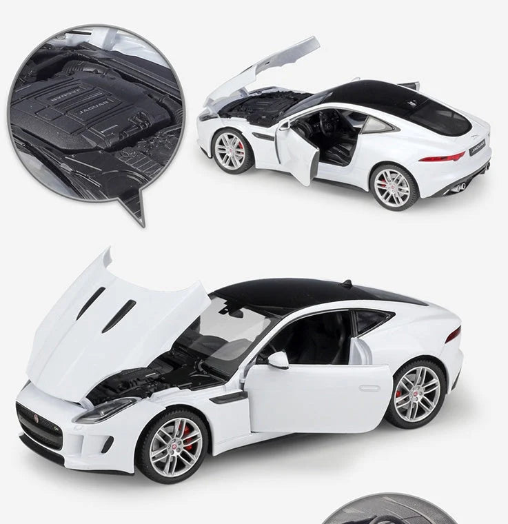 Scale Model Car 1/24 Openable Doors & Steerable Wheels