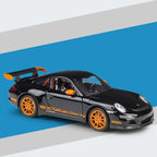 Scale Model Sports Car Push-and-Zoom Action Alloy & Plastic