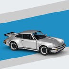 Scale Model Sports Car Push-and-Zoom Action Alloy & Plastic