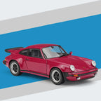 Scale Model Sports Car Push-and-Zoom Action Alloy & Plastic