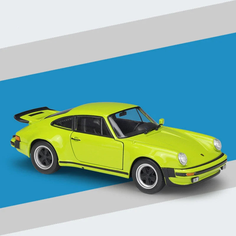 Scale Model Sports Car Push-and-Zoom Action Alloy & Plastic