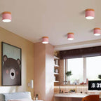 Scandinavian Color-Changing LED Flush Mount Ceiling Light
