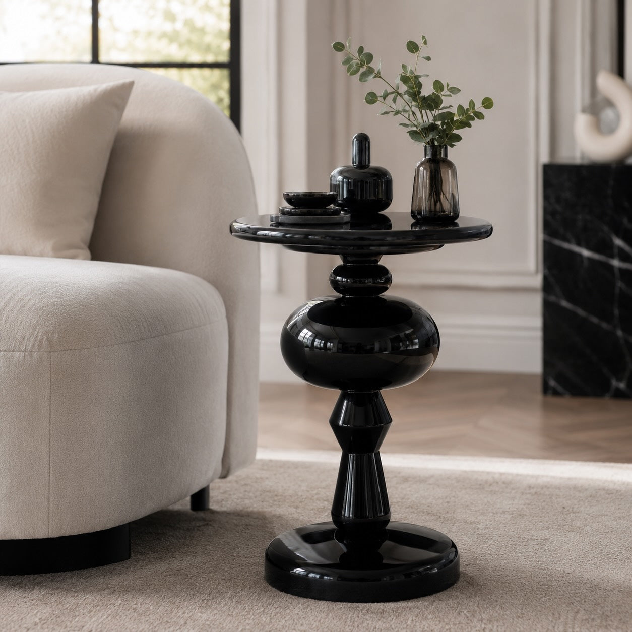 Scandinavian Modular Wooden Side Table