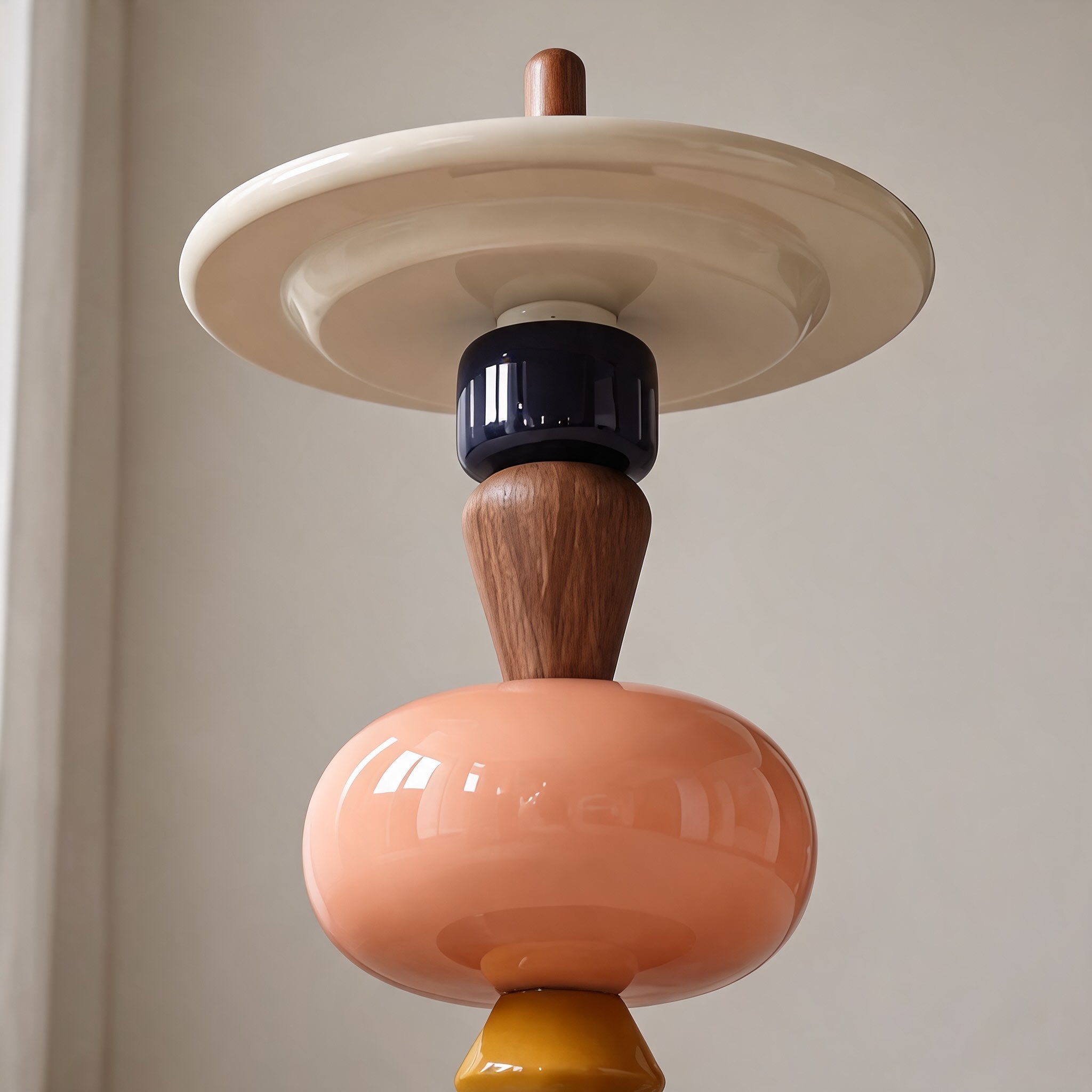 Scandinavian Modular Wooden Side Table