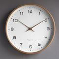 Scandinavian Natural Wood Quartz Wall Clock