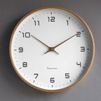 Scandinavian Natural Wood Quartz Wall Clock