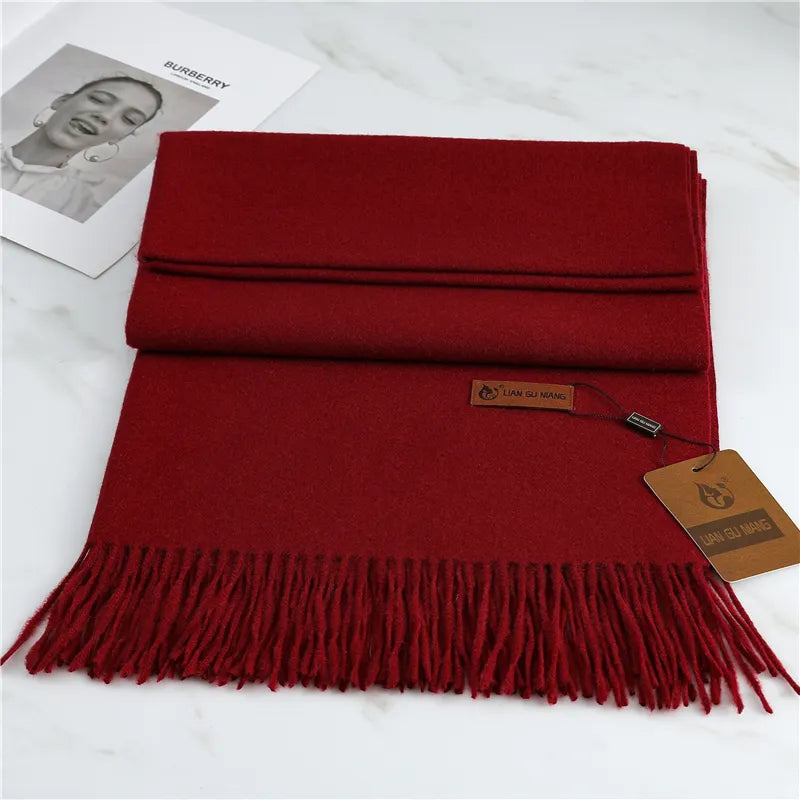 Scarf Cashmere Oversized Wrap 190×68 Cm