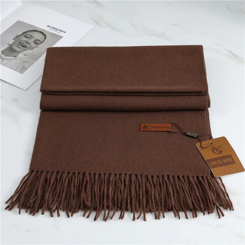 Scarf Cashmere Oversized Wrap 190×68 Cm