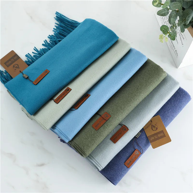 Scarf Cashmere Oversized Wrap 190×68 Cm