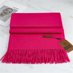 Scarf Cashmere Oversized Wrap 190×68 Cm