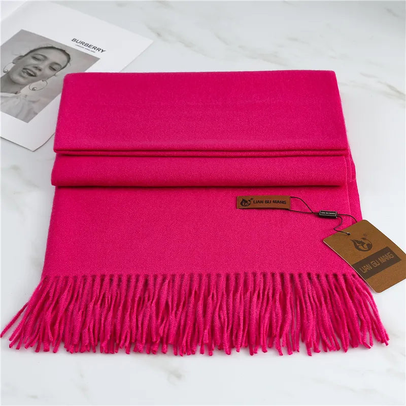 Scarf Cashmere Oversized Wrap 190×68 Cm