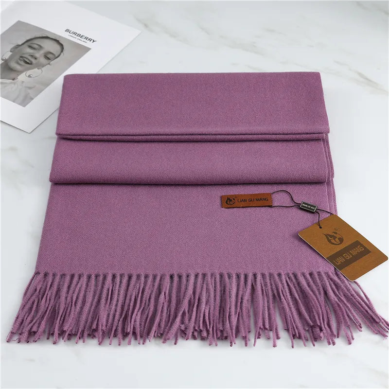 Scarf Cashmere Oversized Wrap 190×68 Cm