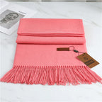 Scarf Cashmere Oversized Wrap 190×68 Cm
