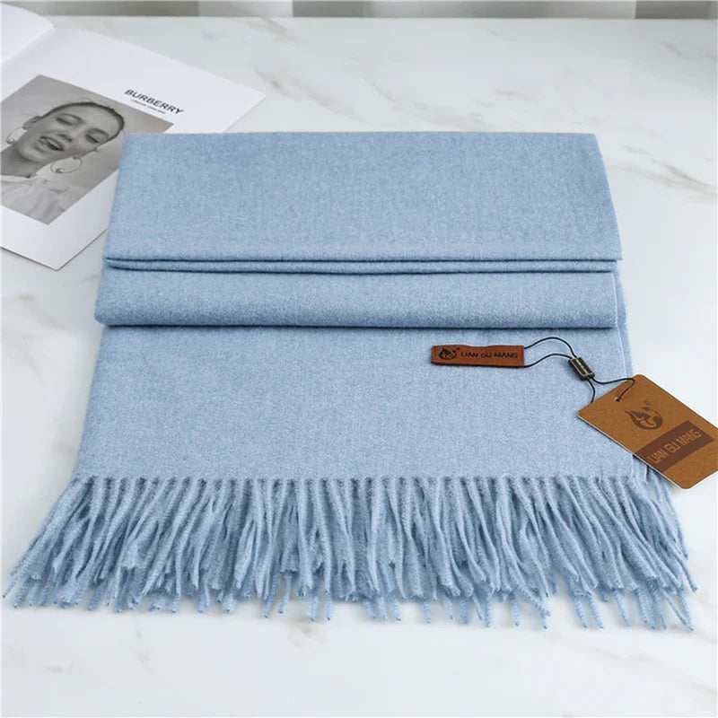 Scarf Cashmere Oversized Wrap 190×68 Cm