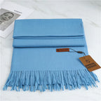 Scarf Cashmere Oversized Wrap 190×68 Cm