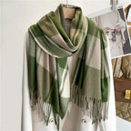 Scarf Classic Check Pattern Soft & Warm