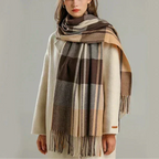 Scarf Classic Check Pattern Soft & Warm