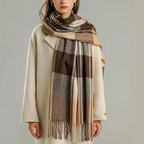 Scarf Classic Check Pattern Soft & Warm