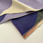 Scarf Reversible Geometric Color-Block Oversized Soft Microfiber
