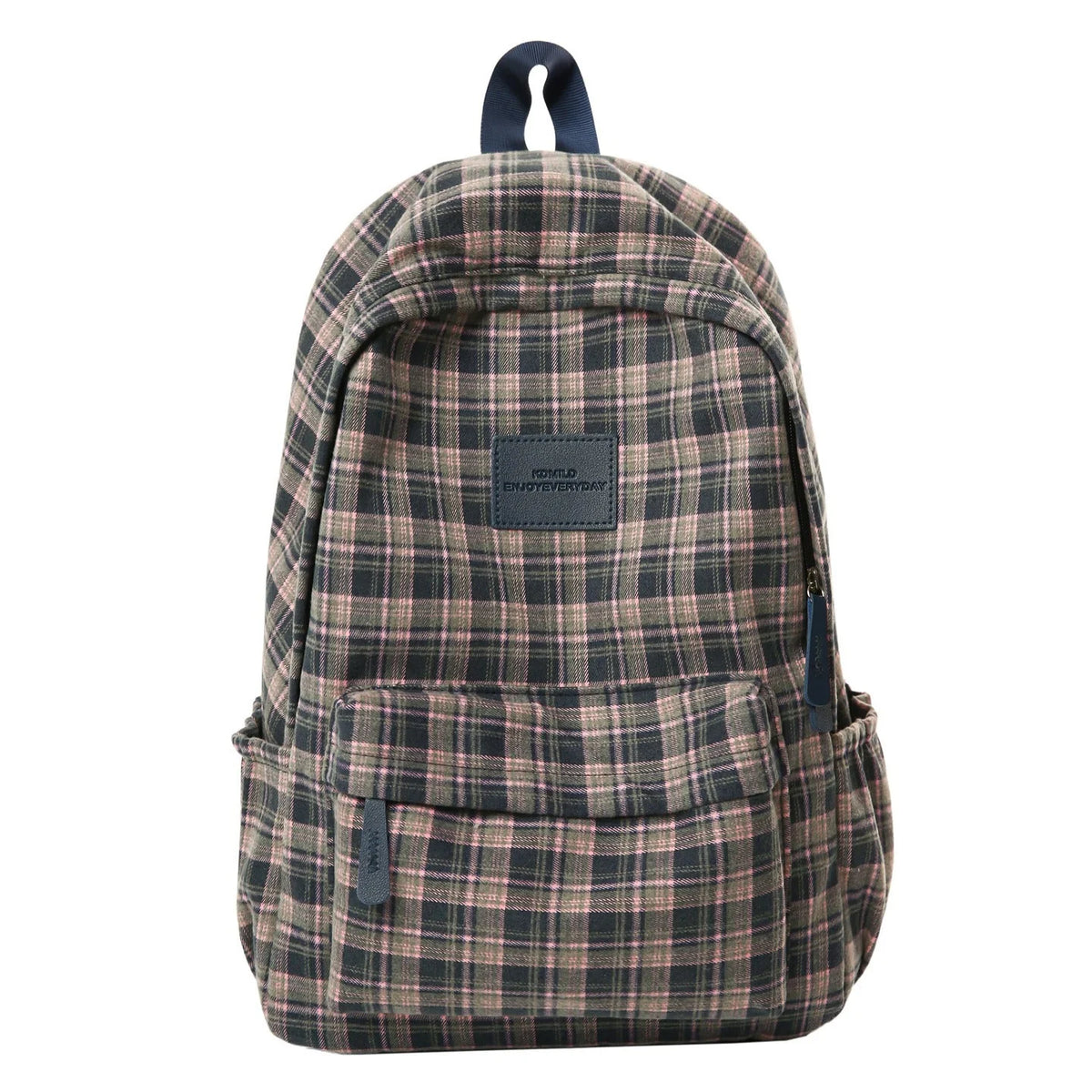 School Backpack Plaid Padded Straps & Multiple Pockets