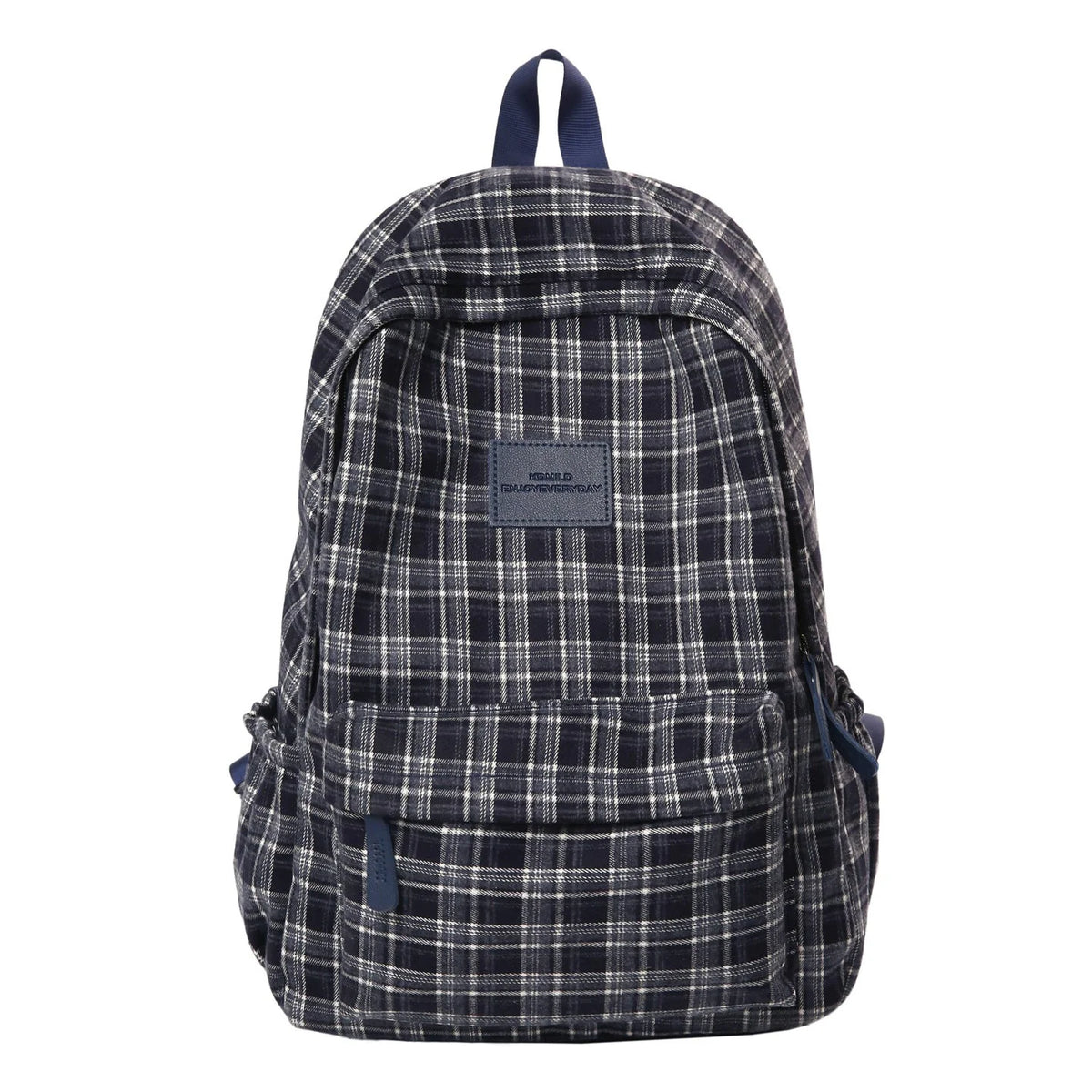 School Backpack Plaid Padded Straps & Multiple Pockets