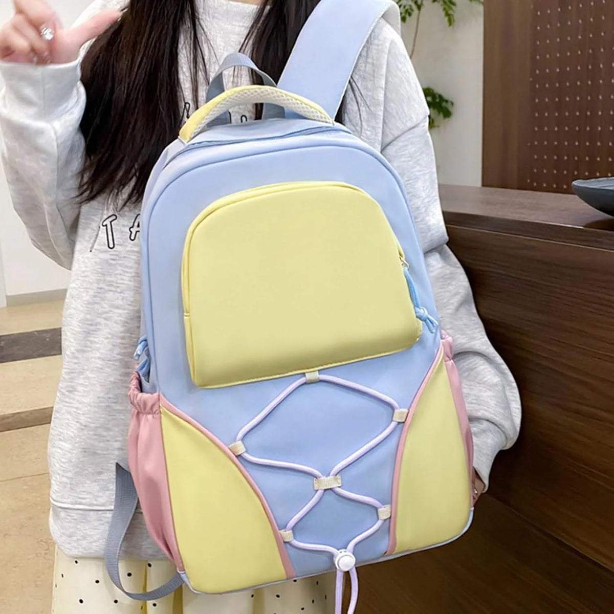 School Bag Set Large Capacity Water-Resistant Ergonomic Support