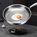 Scratch-Resistant Pure Titanium Cookware Set (5-Piece)