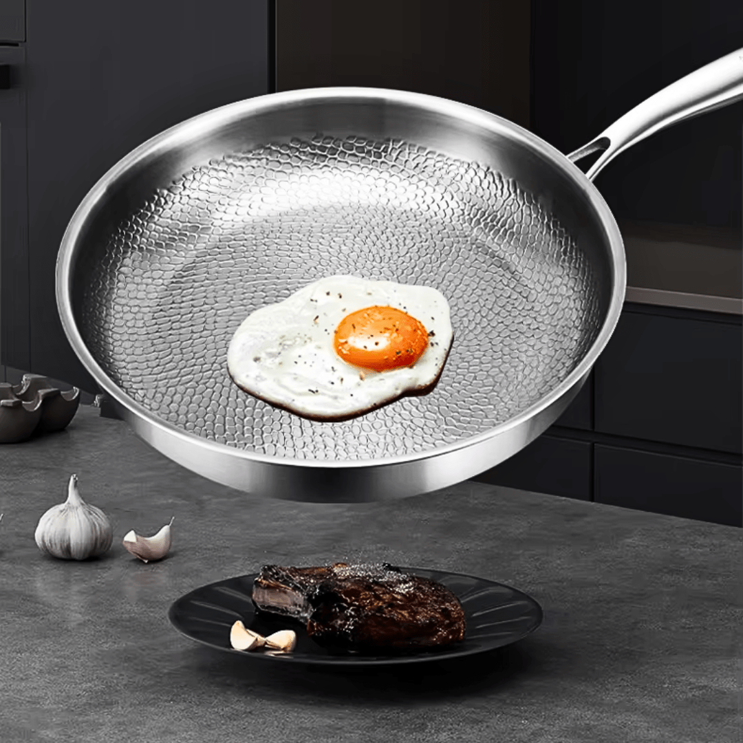 Scratch-Resistant Pure Titanium Cookware Set (5-Piece)