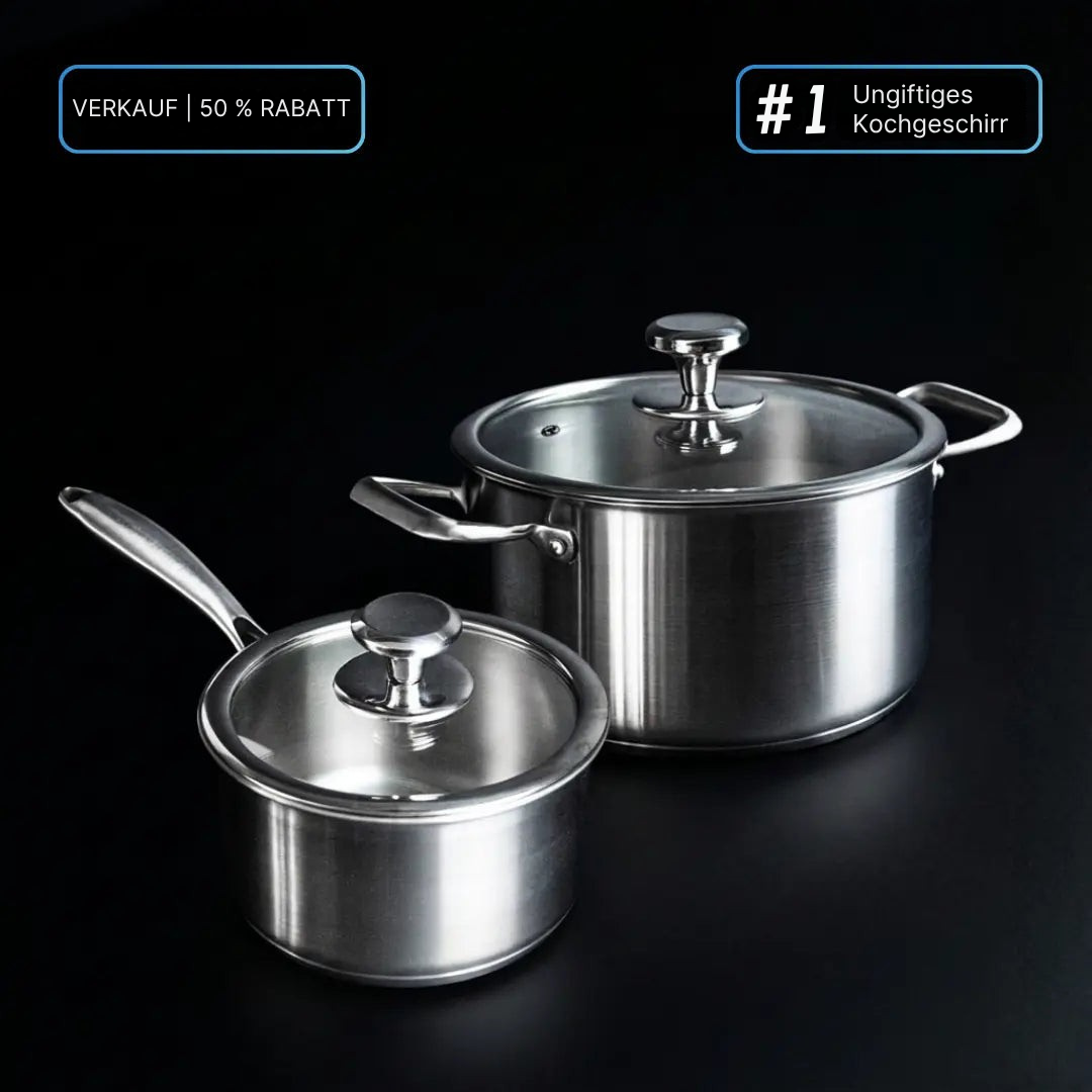 Scratch-Resistant Titanium Cooking Pot (Induction & Dishwasher-Safe)