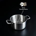 Scratch-Resistant Titanium Cooking Pot (Induction & Dishwasher-Safe)
