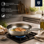 Scratch-Resistant Titanium Non-Stick Deep Frying Pan (28 cm)