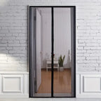 Screen Door Automatic Magnetic Closure Fine-Mesh Polyester
